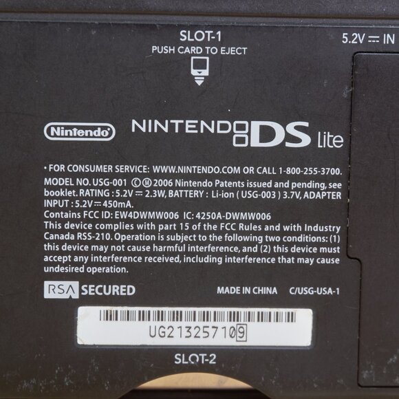 Nintendo DS Lite | Authentic | Includes Stylus + Charger | Tested - Picture 9 of 11